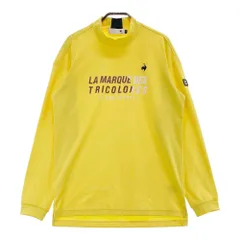 サイズ：M LE COQ GOLF ルコックゴルフ 2023年モデル ハイネック 長袖Tシャツ  イエロー系 [240101442137] ゴルフウェア メンズ ストストのサムネイル