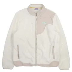 良品 21aw Dime ダイム PLEIN-AIR POLAR FLEECE JACKET ポーラー フリースジャケット ブルゾン ロゴ刺繍 M ベージュ メンズ 古着 中古 USEDのサムネイル