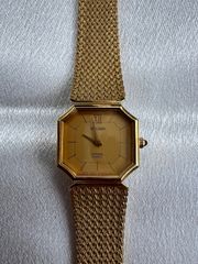 美品CITIZENエクシードSV925オクタンゴケーススクエア 電池/ベルト新品 
