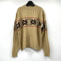 【中古】60s Sear Kings Road アーガイル柄セーター サイズXL ブラウン シアーズキングスロード[17]のサムネイル