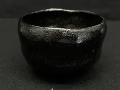 【抹茶茶碗 / 黒茶碗】ミニ茶碗 茶道具 茶道  陶芸品 骨董品 茶碗のサムネイル
