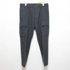 良品 21AW DSQUARED2 ディースクエアード CIGARETTE FIT ウール カーゴパンツ サイズ46 グレー メンズ 古着 中古 USEDのサムネイル