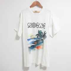 良品 LOEWE ロエベ ウォーター カラー プリント Tシャツ H6299982PC Sサイズ ホワイト メンズ 古着 中古 USEDのサムネイル