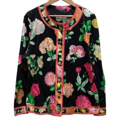 tricot COMME des GARÇONS 花柄 カーディガン 総柄 - メルカリ