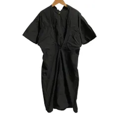 良品 COSMIC WONDER コズミックワンダー Ｗrapped short sleeves dress ワンピース 13CW17240-1 サイズ0 ブラック レディース 古着 中古 USEDのサムネイル