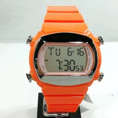 【中古】アディダス ADH1567　デジタルウォッチ シルバー×オレンジのサムネイル