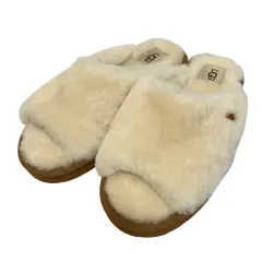 未使用 UGG アグ Annia Peep Toe スリッパ ルームシューズ サイズUS7 24cm アイボリー レディース 古着 中古 USEDのサムネイル