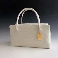 新品未使用 ！！夏・単衣にも！！京都 西陣 正絹 帯使用 利休バッグ　26068 新品未使用 ！！夏・単衣にも！！京都 西陣 正絹 帯使用 利休バッグ