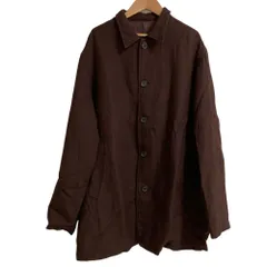 良品 Ys for men ワイズフォーメン ヨウジヤマモト オーバーサイズ シャツジャケット サイズL ブラウン メンズ 古着 中古 USEDのサムネイル