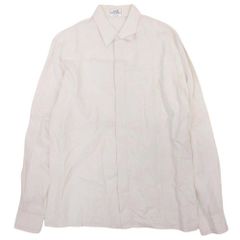 HERMES エルメス リネン100% シャツ スタンドカラー - メルカリ
