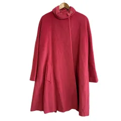 美品 GIORGIO ARMANI ジョルジオアルマーニ ピュアウール スタンドカラー フレアコート 40 ピンク レディース 古着 中古 USEDのサムネイル