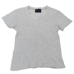 良品 junhashimoto ジュンハシモト パイル 半袖 Tシャツ Vネック カットソー プルオーバー 無地 S グレー メンズ 古着 中古 USEDのサムネイル
