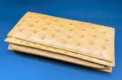 【本革】オーストリッチ 長財布 フルポイント 蛇腹 大容量 キャメルのサムネイル