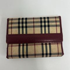 格安/訳あり】BURBERRY バーバリー 折財布 ミニ財布 ノバチェック
