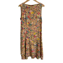 美品 ETRO エトロ フラワープリント ノースリーブワンピース サイズ38 マルチカラー レディース 古着 中古 USEDのサムネイル