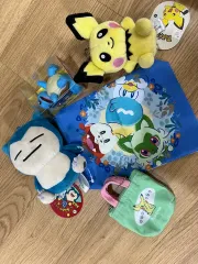 ポケットモンスター ぬいぐるみ セット カメックス、カビゴン、ピカチュウ ガチャセットのサムネイル