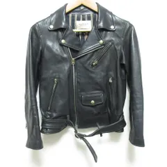 beautiful people ビューティフルピープル PARIGOT 別注 キッズライダースジャケット サイズ140 ブラック レディース 古着 中古 USEDのサムネイル