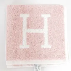 未使用 HERMES エルメス Avalon アヴァロン ハンドタオル ピンク レディース 古着 中古 USEDのサムネイル