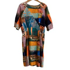 marimekko ワンピース 総柄 38 モノトーン ケイラット マリメッコ