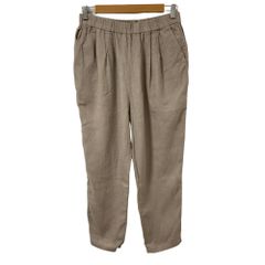 양품 23AW evam eva 에반에바 linen tuck pants 린넨 탁 팬츠 E233T015 사이즈 2 베이지 레이디스 헌옷 중고 USED
