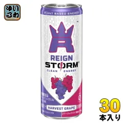 アサヒ レインストーム ハーベストグレープ 250ml 缶 30本入 炭酸飲料 エナジードリンク 栄養機能食品 ゼロシュガーのサムネイル