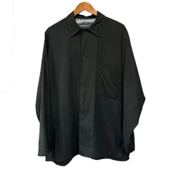 COMOLI コモリ 23SS 空紡オックスシャツジャケット X01-01025 2 ブラック 15504