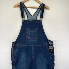 古着 美品 ディッキーズ Dickies デニム オーバーオール タグ付 デッドストック ハンマーループ 作業着 2XL  ブルー系 レディースのサムネイル