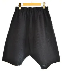 コムデギャルソン COMME des GARCONS 08AW Wool Jacquard Sarrouel Half Pants ジャガード サルエル  ワイド archive RB-P007 ハーフパンツ ネイビー Sサイズ S 103MB-1021のサムネイル