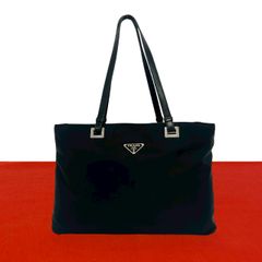 極 美品 PRADA プラダ 三角ロゴ 金具 サフィアーノ レザー 本革