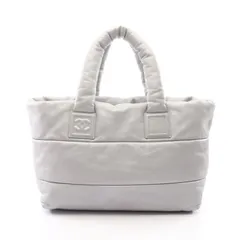 シャネル CHANEL トートバッグ コココクーンGM リバーシブル シルバー レザー ココ・コクーン トートバッグGM レディース Used Aのサムネイル
