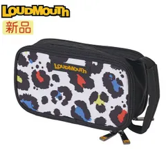【新品・未使用】ラウドマウス ラウンドポーチ 763983-352 ユニセックス 小物入れ ネオンレオパード ゴルフアクセサリー LOUD MOUTHのサムネイル