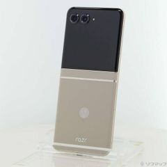 motorola raze 50s 256GBソフトバンク サンドクリーム - メルカリ
