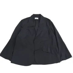 美品 25SS DES PRES デプレ トゥモローランド コットンシルクタイプライター リラックスジャケット サイズF チャコールグレー レディース 古着 中古 USEDのサムネイル