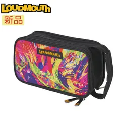 【新品・未使用】ラウドマウス ラウンドポーチ 763983-367 ユニセックス 小物入れ ネオンネビュラ ゴルフアクセサリー LOUD MOUTHのサムネイル