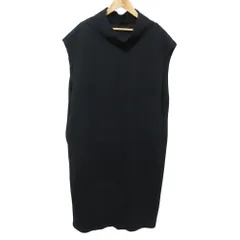 美品 Y's for living ワイズフォーリビング ヨウジヤマモト ハイネック ノースリーブ ワンピース ブラック レディース 古着 中古 USEDのサムネイル