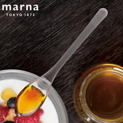 marna マーナ Bee happy はちみつディッパー K732 （ 小 蜂蜜ディッパー ハニーディッパー スプーン 食洗機対応 山田養蜂場共同企画 プラスチック製 蜂蜜 はちみつ ハチミツ ディッパー カトラリー )のサムネイル