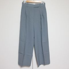 ebure エブール 23SS 黒タグ ベルト付 タックワイドパンツ - メルカリ