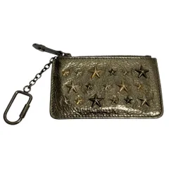 美品 JIMMY CHOO ジミーチュウ スタースタッズ コインケース フラグメントケース シルバーカラー レディース 古着 中古 USEDのサムネイル