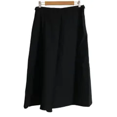 良品 YOHJI YAMAMOTO +NOIR ヨウジヤマモトプリュスノアール ウール ロングスカート サイズ1 ブラック レディース 古着 中古 USEDのサムネイル