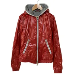 美品 DUVETICA デュベティカ ダウンパーカー ナイロンジャケット 42 レッド メンズ 古着 中古 USEDのサムネイル