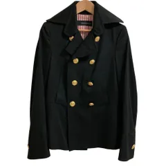 美品 DSQUARED2 ディースクエアード 金ボタン ダブルブレストジャケット ブレザー サイズ38 ブラック レディース 古着 中古 USEDのサムネイル