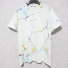 美品 クリーニング済み STELLA McCARTNEY ステラマッカートニー マーブルプリント ロゴ Tシャツ 511240 サイズ34 マルチカラー レディース 古着 中古 USEDのサムネイル