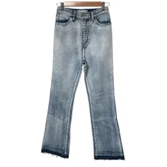 美品 TOGA トーガ DENIM PANTS 1 LIGHT BLUE デニムパンツ ジーンズ サイズXS/34 インディゴブルー レディース 古着 中古 USEDのサムネイル