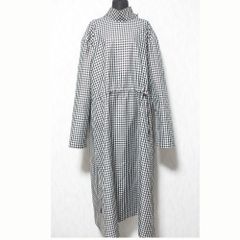 極美品 ローレンラルフローレン 千鳥格子 シャツワンピース ロング