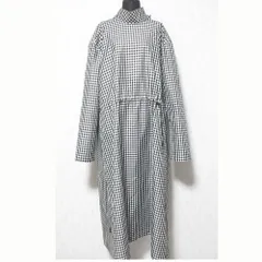 美品 UJOH ウジョー ボウタイドレス ワンピース U803-D02-900 サイズ3 ブラック ホワイト レディース 古着 中古 USEDのサムネイル