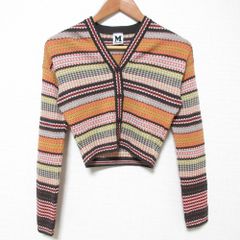 美品 MISSONI カーディガン ストライプ 38 イタリア製 - メルカリ