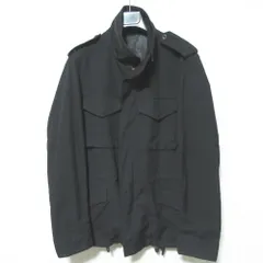 美品 ATTACHMENT アタッチメント ウールコットン M-65 ミリタリージャケット 2 ブラック メンズ 古着 中古 USEDのサムネイル