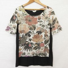 ✨美品✨BEARDSLEY 異素材コンビ プルオーバーニット ボタニカル 黒 