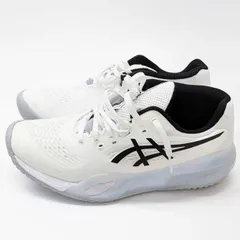 25.5cm【中古・美品】アシックス(Asics) メンズ GEL-RESOLUTION X OC ゲルレゾリューション X OC オムニクレーコート用 テニスシューズ 1041A502-100 ホワイト×ブラック【F20260612_5】のサムネイル