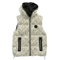 MARK&LONA マークアンドロナ MLM-3D-AD30 Lexington Down Vest スカル ロゴプリント フーデッド ダウン ベスト ホワイト系 46【中古】のサムネイル